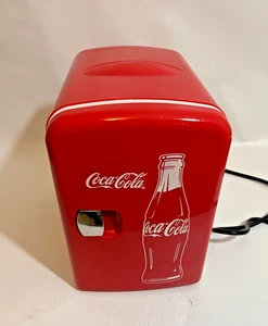 Coca-Cola Red Mini-Refrigerator-Tested - Picture 1 of 8