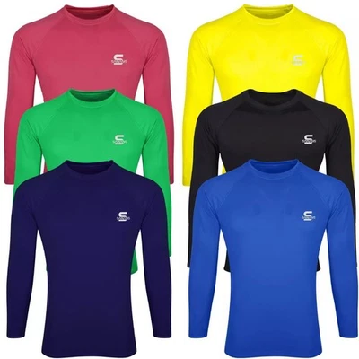 SAWANS® Base Layer Top Body Armour Compression Under Shirts Skins Gym Fit Sports - Image 1 of 2