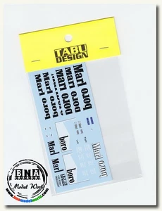 TABU Design 1/20 Decals for F2001- 3rd Edition (for Tamiya 20052) - Picture 1 of 1