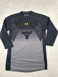 Under Armour Shirt Herren Medium The Rock Blood Sweat Respect Langarm Fitted - Bild 1 von 6