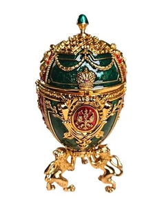 Vintage Joan Rivers Imperial Treasures Egg “The Angel Egg” w/ Egg Charm - Picture 1 of 14