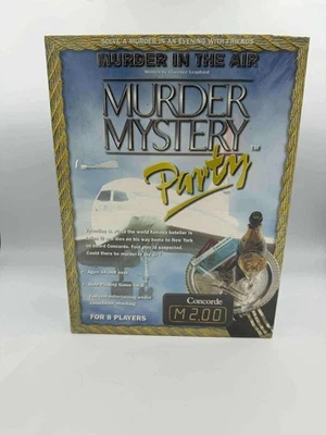 Murder Mystery Concorde  Murder In The Air, Dinner Party Game, Brand New Sealed - Image 1 of 4