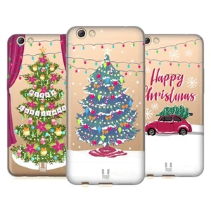 FUNDA DE GEL SUAVE HEAD CASE DESIGNS ÁRBOLES DE FELIZ NAVIDAD PARA TELÉFONOS OPPO - Imagen 1 de 10