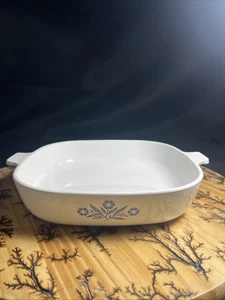 1961-1966 Corning Ware blu fiordaliso P-10-B piatto casseruola 10" mq - senza coperchio - Foto 1 di 7