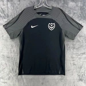 Nike Portsmouth FC Training Fußball Shirt Fußball Trikot Herren Größe Large schwarz - Bild 1 von 13