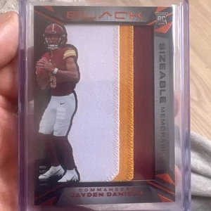 2024 Panini Black Jayden Daniels Patch 18/50 - Picture 1 of 3