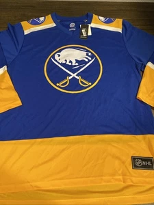 Buffalo Sabres NHL Blank Blue Jersey Pullover Men's Size L Large No Player New - Picture 1 of 7