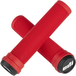 ODI Longneck Flangeless Bicycle Grips - Soft Compound, 135mm, Red, Easy Install - Picture 1 of 1