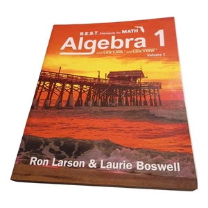B.E.S.T. Standards for Math Algebra 1 Textbook with CalcChat and CalcView, Vol 2 - Picture 1 of 2