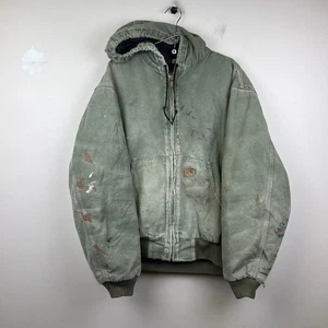 Vintage 90s Green Carhartt J279 LOV Jacket Size Large - Bild 1 von 8