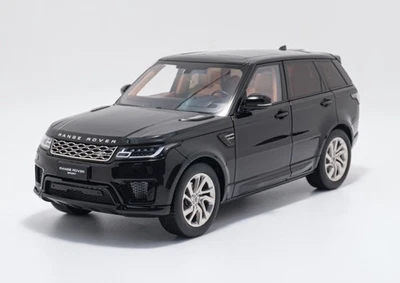 Sun Star WA180301 1/18 Range Rover Sport Nera Modello Auto Diecast - Immagine 1 di 4