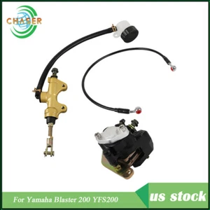 Rear Fit For Yamaha Blaster 200 YFS200 Brake Master Cylinder Caliper & Hose Assy - Picture 1 of 11