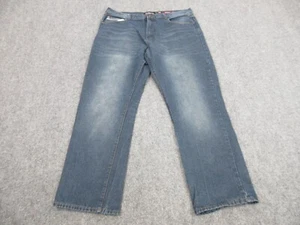 Ecko Unltd Pants Mens Adult 40 Blue Denim Jeans Straight Slim Y2K Hip Hop 40x31 - Picture 1 of 15