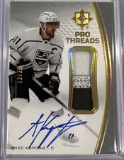 2020-21 Upper Deck Ultimate Collection Pro Threads /25 Anze Kopitar Patch Auto