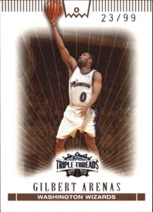 2007-08 Topps Triple Threads Sepia #40 Gilbert Arenas/99 - Casi nuevo-como nuevo - Imagen 1 de 2