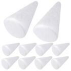  10 Pcs DIY Foam Cone Child Foams Cones for Craft Supplies Cone-shaped