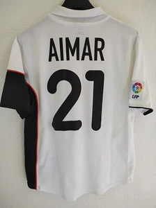 XL KIDS VALENCIA CF 2001-2002 Aimar 21 Metrored camiseta shirt trikot maglia - Picture 1 of 5