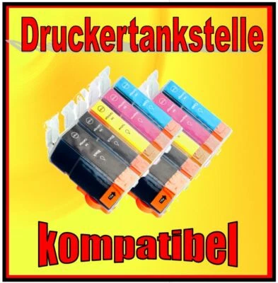 10 Cartridge for Canon Pixma IP3300 IP3500 IP4200 IP4300 IP4500 Ers PGI-5 CLI-8 - Image 1 of 2