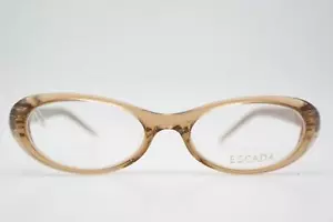 Vintage Eyeglasses ESCADA E0414 MAU Brown Gold Oval Eyeglasses Frames Eyeglasses - Picture 1 of 6