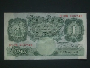 **Decent Last Series**British £1 'GVF' Peppiatt 'H10B' 1948 Banknote****** - Picture 1 of 10