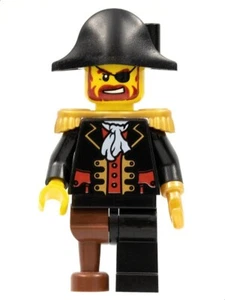 Lego Captain Brickbeard 10210 Plain Bicorne Hat Pirates II Minifigure - Picture 1 of 2