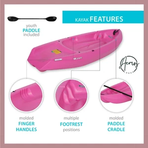 Lifetime Wave 6 ft Youth Kayak, Pink (90098) - Picture 1 of 1