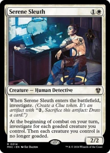 Serene Sleuth 0014 MTG Commander MKC Rare NP - Picture 1 of 1