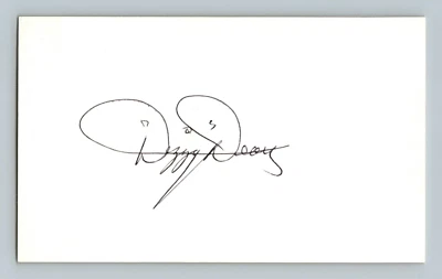 Dizzy Dean HOF Signed 3x5 Index Card Autograph Auto Signature JSA LOA - Image 1 of 4