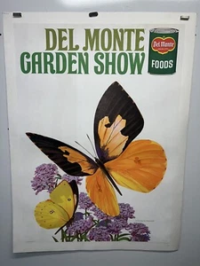 Original Vintage Reiseposter 1960er Del Monte Gartenshow Leinen gestützt - Bild 1 von 5