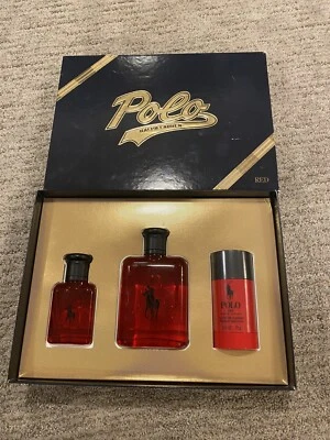 Ralph Lauren Polo Red 3PCS EDT Men Gift Set  - Image 1 of 4
