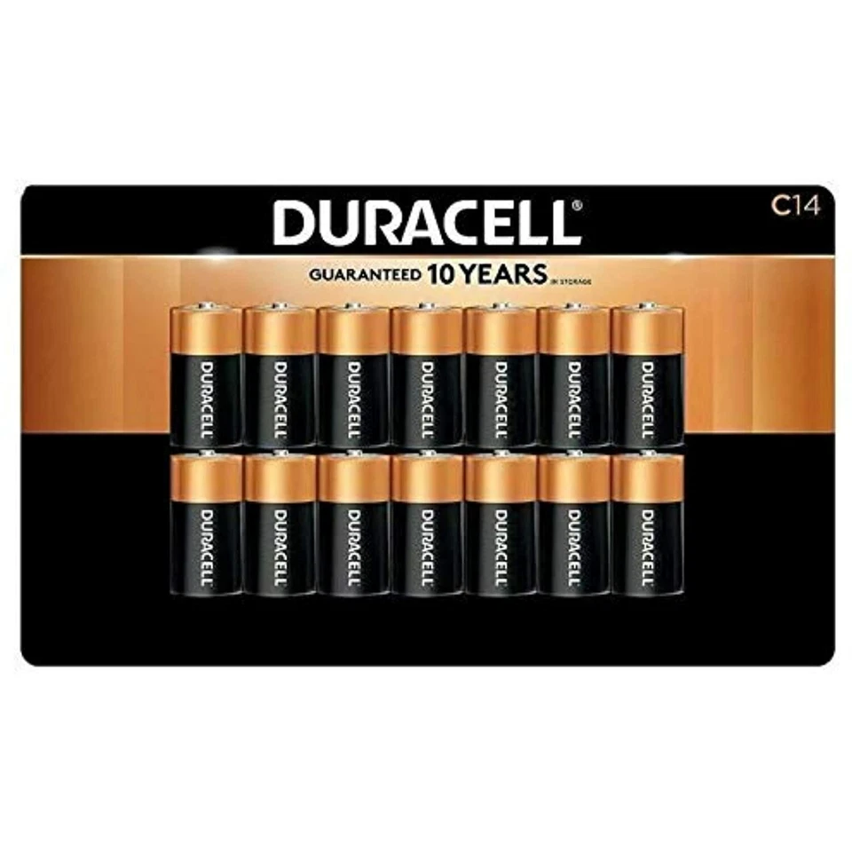 Duracell Alkaline C Batteries | Long Lasting Power CopperTop All Purpose C - Image 1 of 1