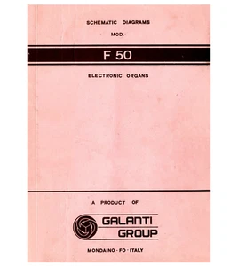 GEM GALANTI F50 Service Manual repair Schematic Diagrams Schaltplan Schema -PDF - Foto 1 di 2