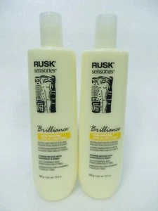 RUSK BRILLIANCE LEAVE IN CONDITIONER 13.5 OZ (Lot of 2) - Picture 1 of 2
