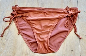 XHILARATION MUJER CERRADURA CUERDA BIKINI PARTE INFERIOR COBRE XL NUEVO CON ETIQUETAS!!! - Imagen 1 de 3