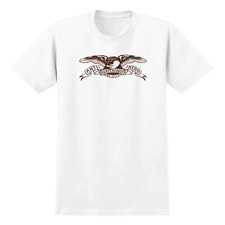 Anti Hero Skateboards Shirt Basic Eagle White/Brown