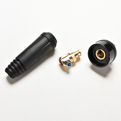 Quick Fitting Cable Connector-Plug+Socket DKJ10-25 & DKZ10-25 Welding Machi W02 • 2.32£
