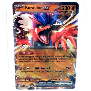 Koraidon 125/198 EX Doppio Raro Holo Full Art Pokemon TCG: Scarlatto e Viola SV1 - Foto 1 di 3