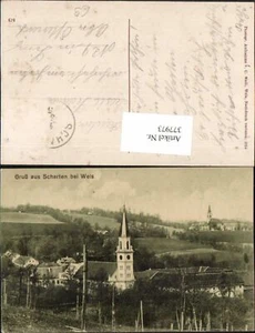 377973,Gruß aus Scharten b. Wels Teilansicht Kirche - Picture 1 of 1