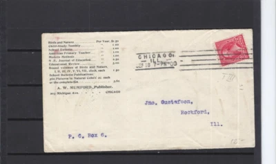 USA--COVER-1900-ADV-LOCAL-NICE 2 CENT RED--F-VF-#324 - Image 1 of 2