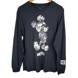 Neff Disney Collection Gr. Small Mickey Mouse Langarm T-Shirt schwarz Gothcore - Bild 1 von 5