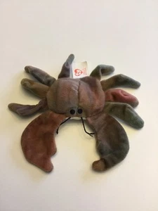 TY McDonald's Teenie Beanie Baby Claude il granchio senza etichetta da appendere - Foto 1 di 2