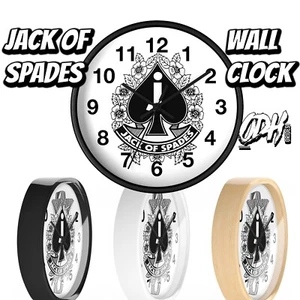 Reloj de Pared Jack of Spades De Colección, Único JOS Adulto, Solo Sissy Gay BBC, LGBTQ - Imagen 1 de 20
