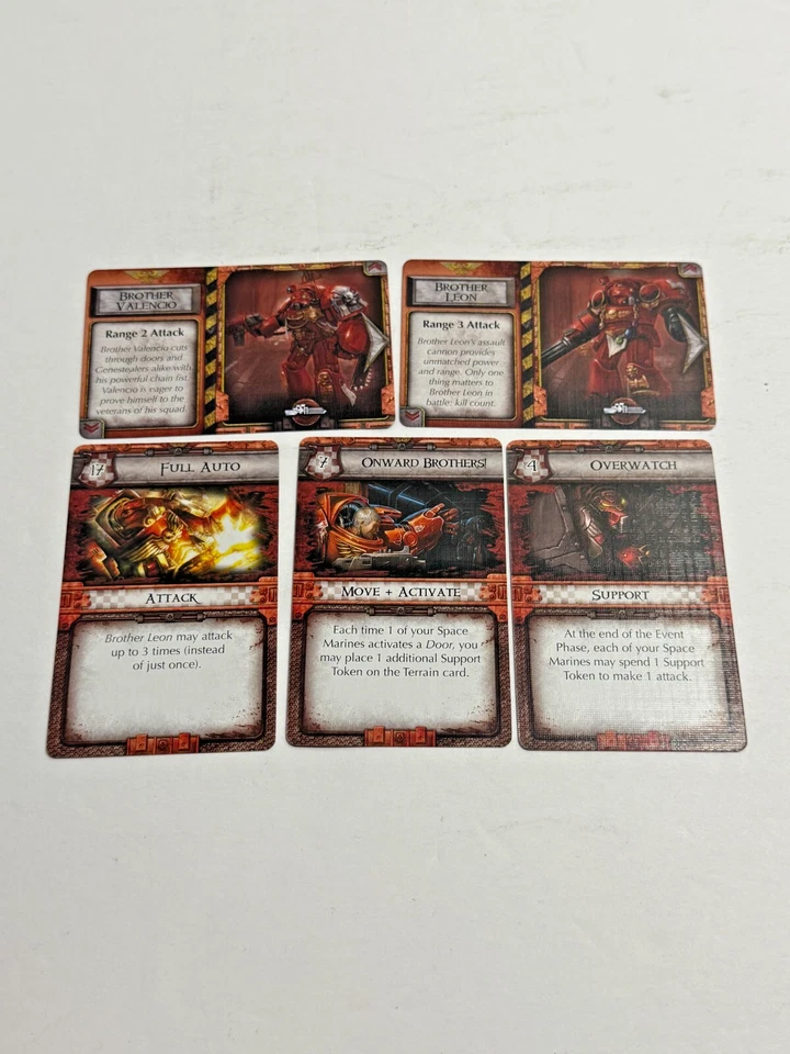 Space Hulk: Death Angel El Juego de Cartas COMPONENTES DE REEMPLAZO Fantasy Flight Foto 1 de 1