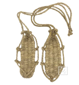 Japanese Waraji Traditional Samurai Bushi Rice straw Sandal Cosplay JP27cm US9 - Picture 1 of 1