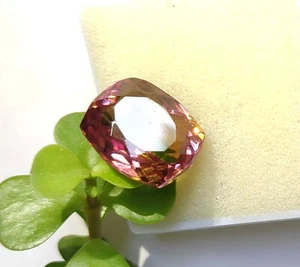 Certified 18.20 Ct Natural Zultanite Color Changing Turkish Cushion Cut Gemstone - Picture 1 of 10