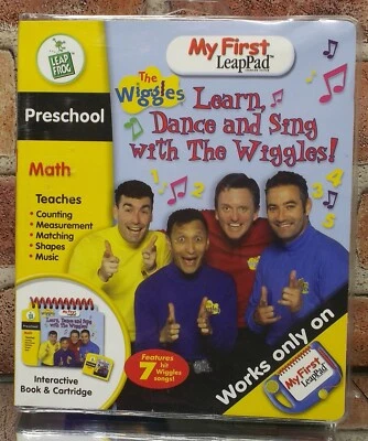LeapPad The Wiggles Learn Dance And Sing My First Preschool Math Leap Frog - New - Image 1 of 4