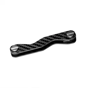 Real Carbon Fiber Key Holder, Minimalist Key Chain, Key Ring, Car Keys - Picture 1 of 8
