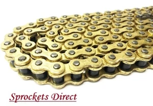 Suzuki RG125 FU '93-96 Modelli Catena Moto ORO Resistente 428HD 132 Maglie - Foto 1 di 1