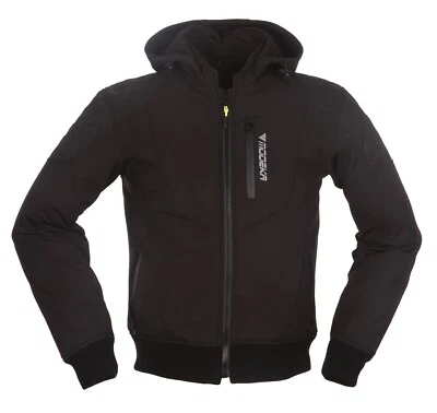 Motorrad Hoody / Tex-Jacke Modeka Clarke Farbe: Schwarz Gr: L - Bild 1 von 2