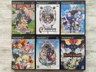 SONY PS2 Mana Khemia 1 2 & Ar Tonelico 1 2 & Phantom Brave & Kingdom from Japan - Image 1 of 4